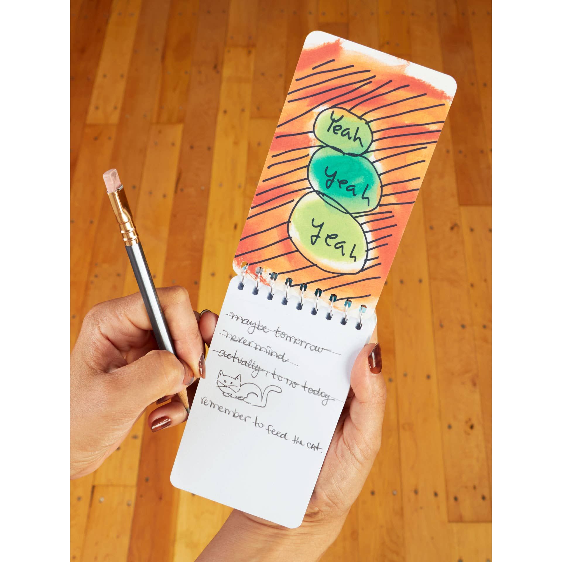 Procrastination Spiral Pocket Notepad