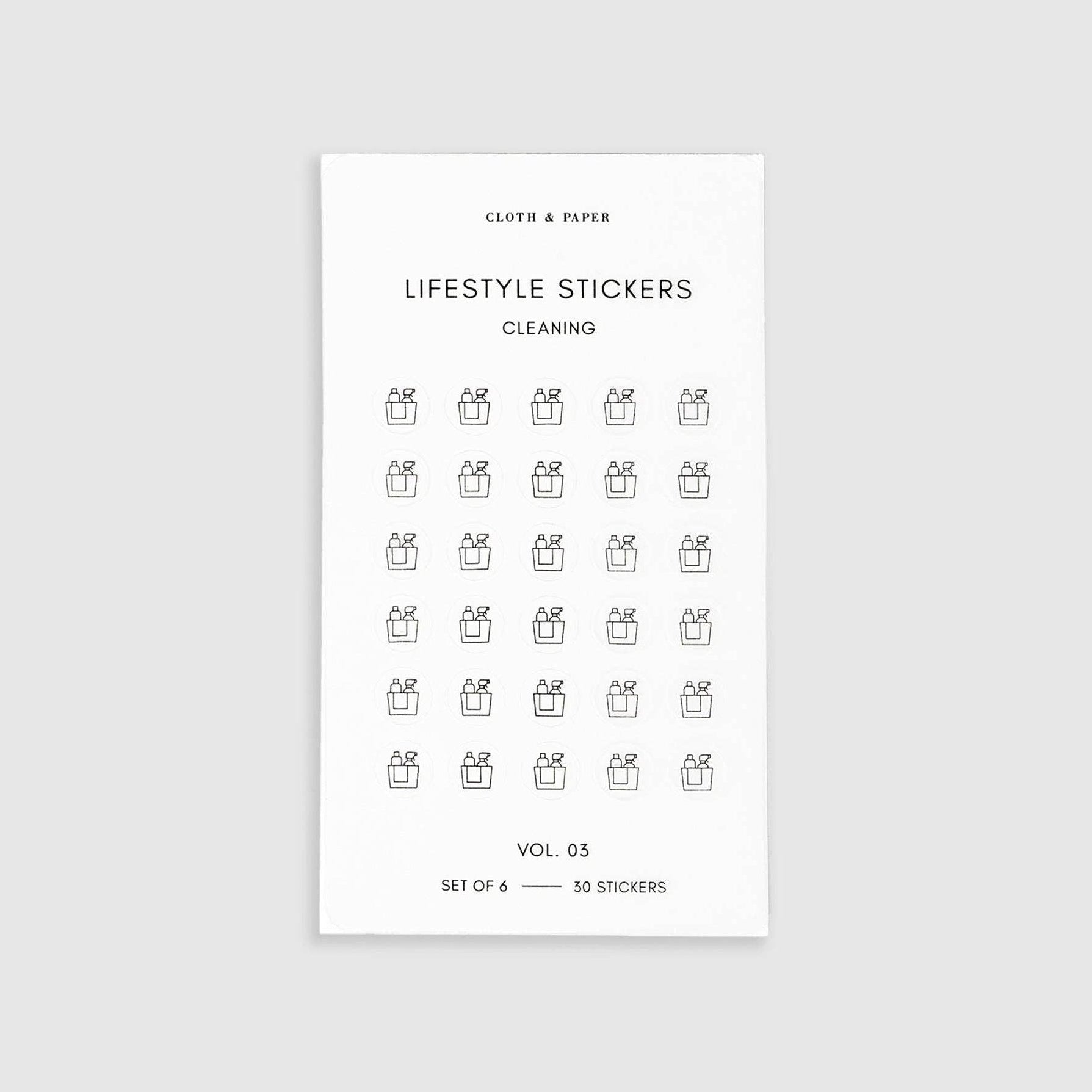 {coming soon!} Lifestyle Transparent Mini Icon Stickers