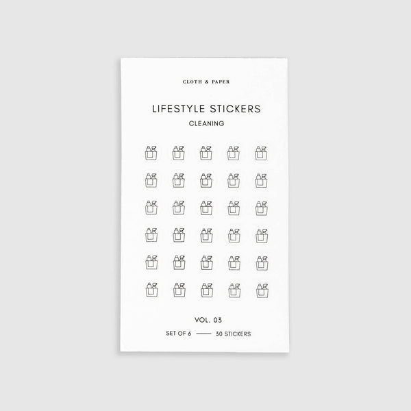 {coming soon!} Lifestyle Transparent Mini Icon Stickers