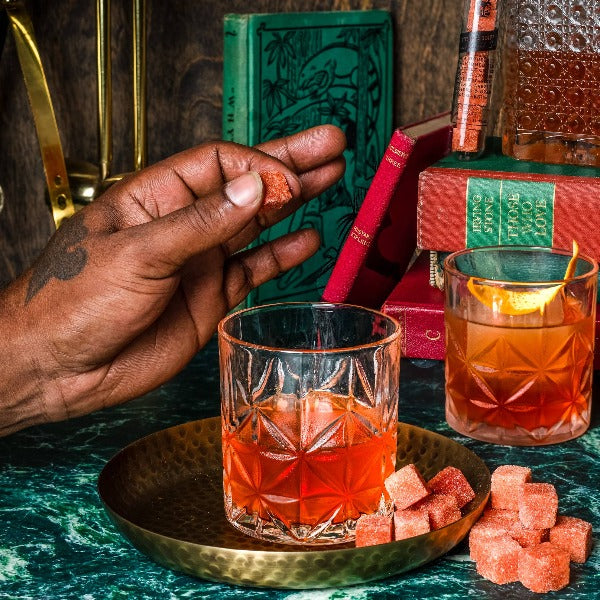 Double Oaked Old Fashioned Bitters-Infused Cocktail Cubes