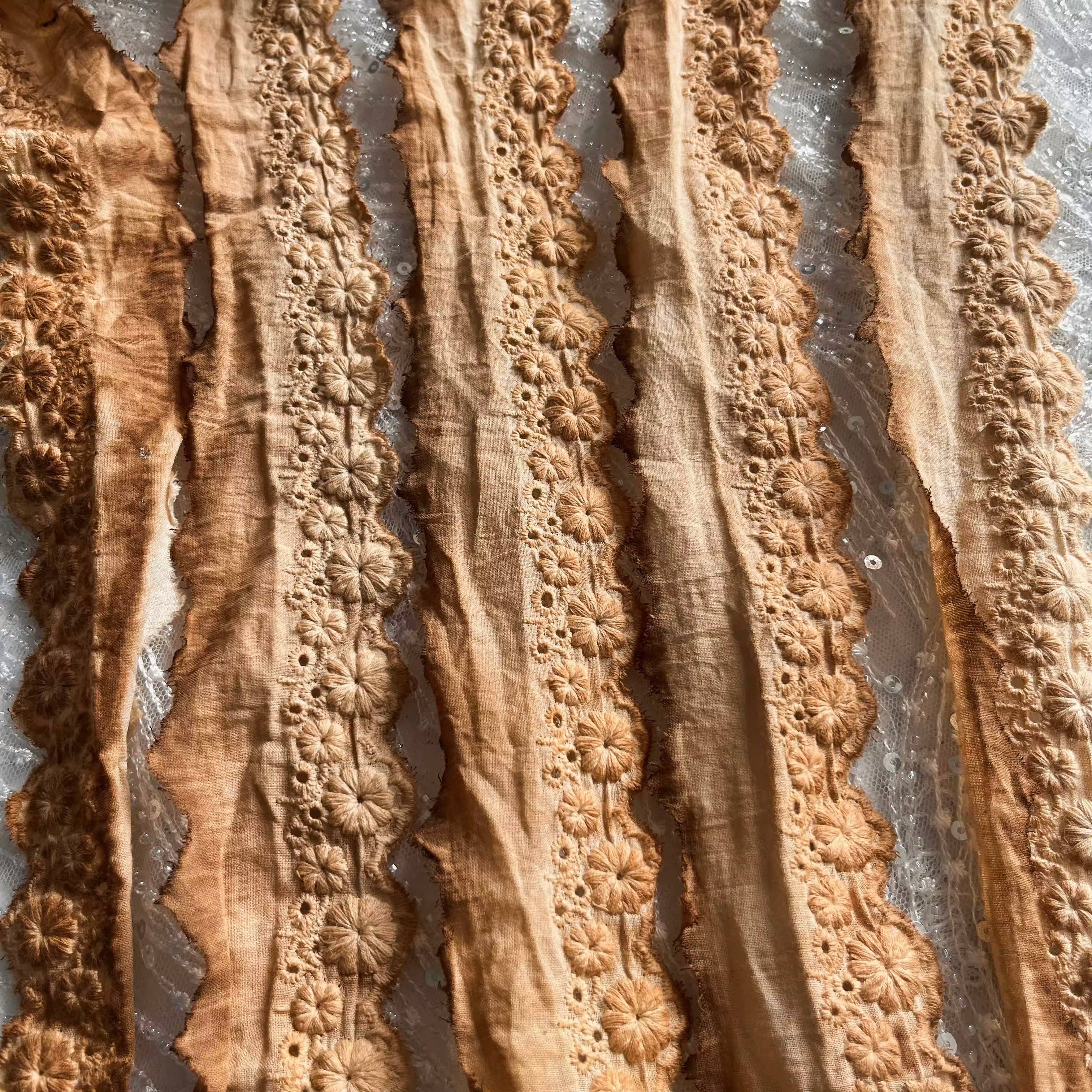 Vintage Coffee Stained Lace