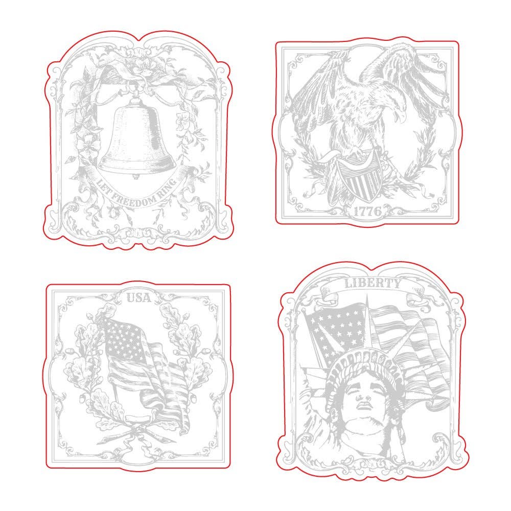Let Freedom Ring Coordinating Die Set