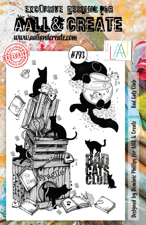 Bad Cats Club Stamp Set No. 793