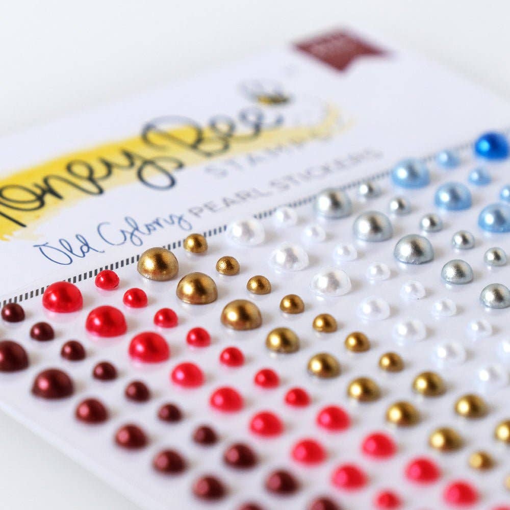 Old Glory Pearl Stickers {Retired}