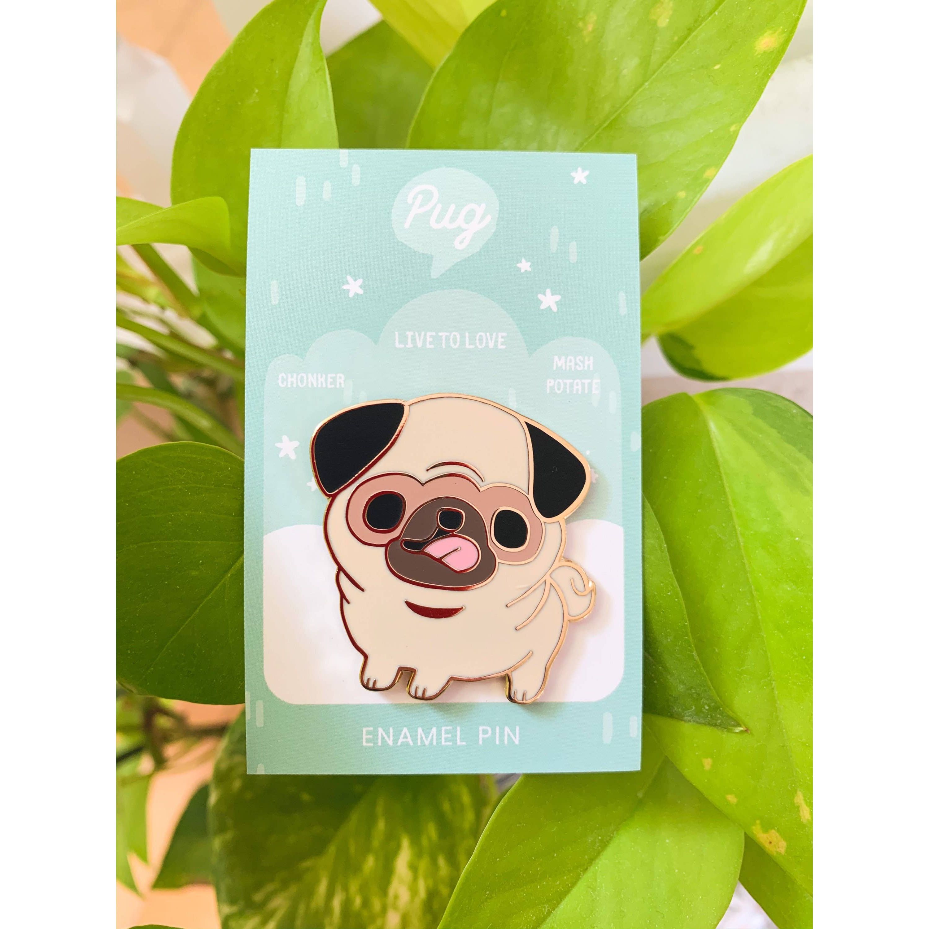 Pug Enamel Pin
