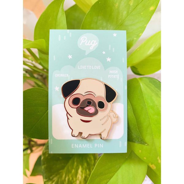 Pug Enamel Pin