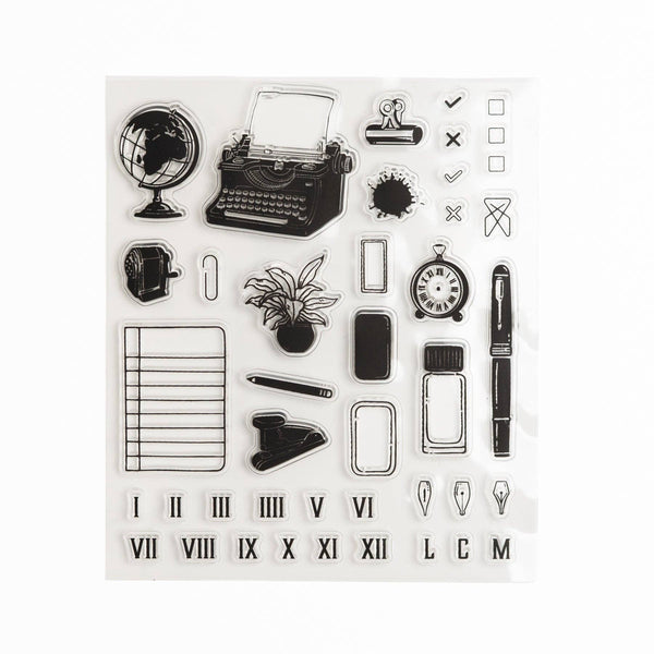 The Writer's Desk Acrylic Stamp Set