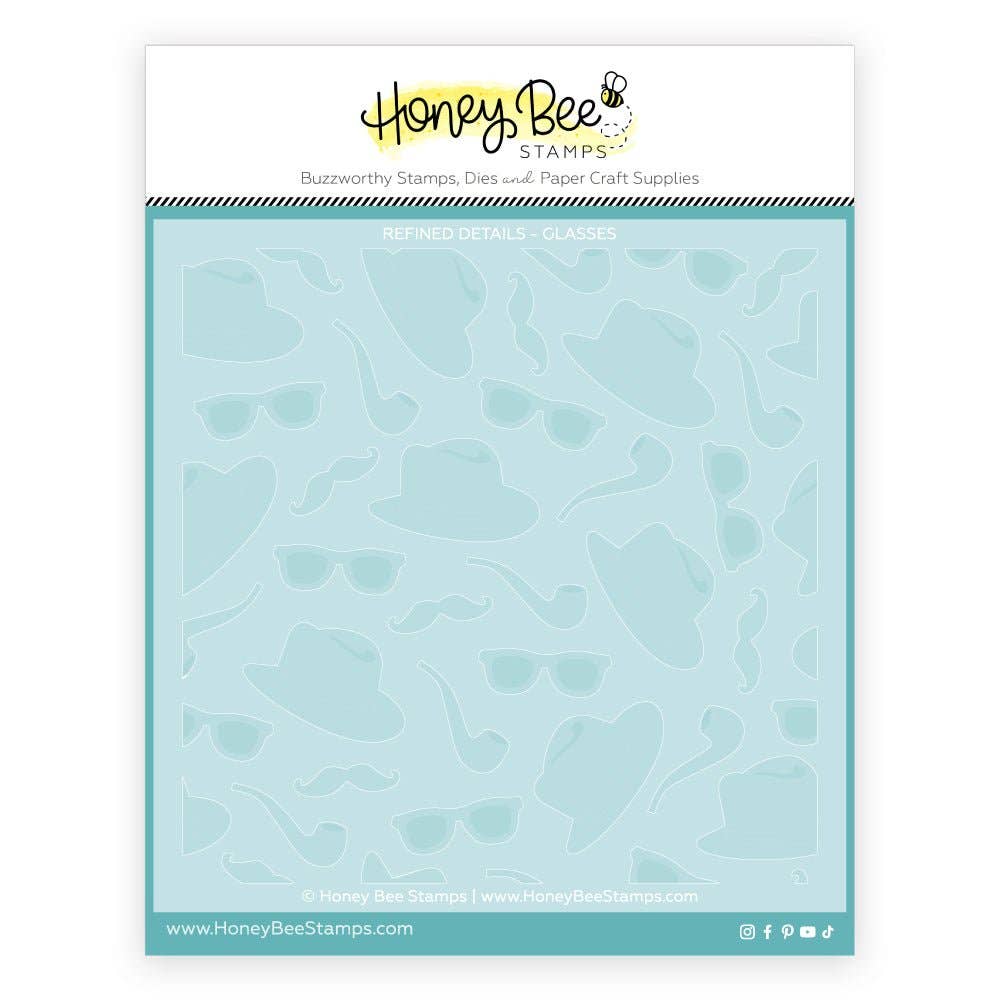 Refined Details 6x6 Layering Stencils + Coordinating Die Set
