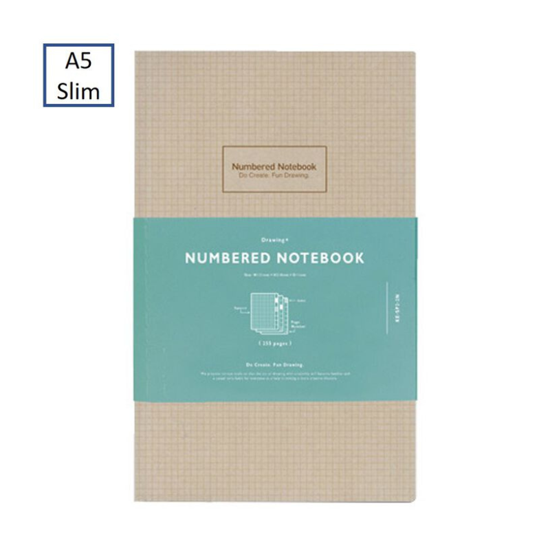 Drawing + Numbered Notebook
