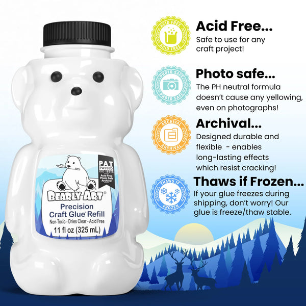 {coming soon!} Bearly Art Precision Craft Glue | The Refill