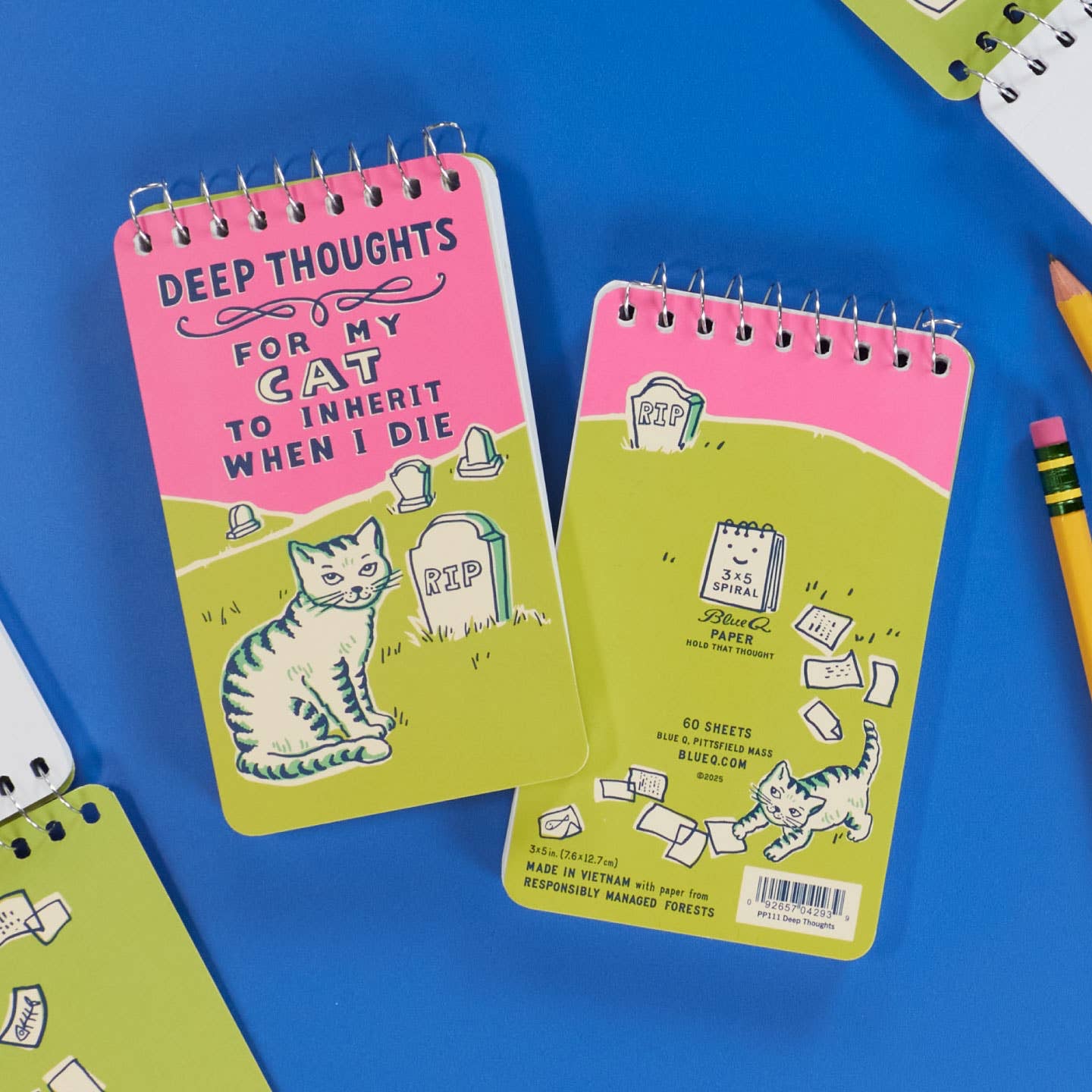Deep Thoughts Spiral Pocket Notepad