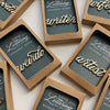 Nerd Wearable Words Gold-Plated Calligraphy Pin