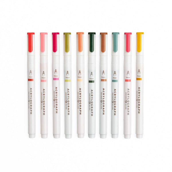 Meadow & Vine Set of 10 Acrylograph Pens