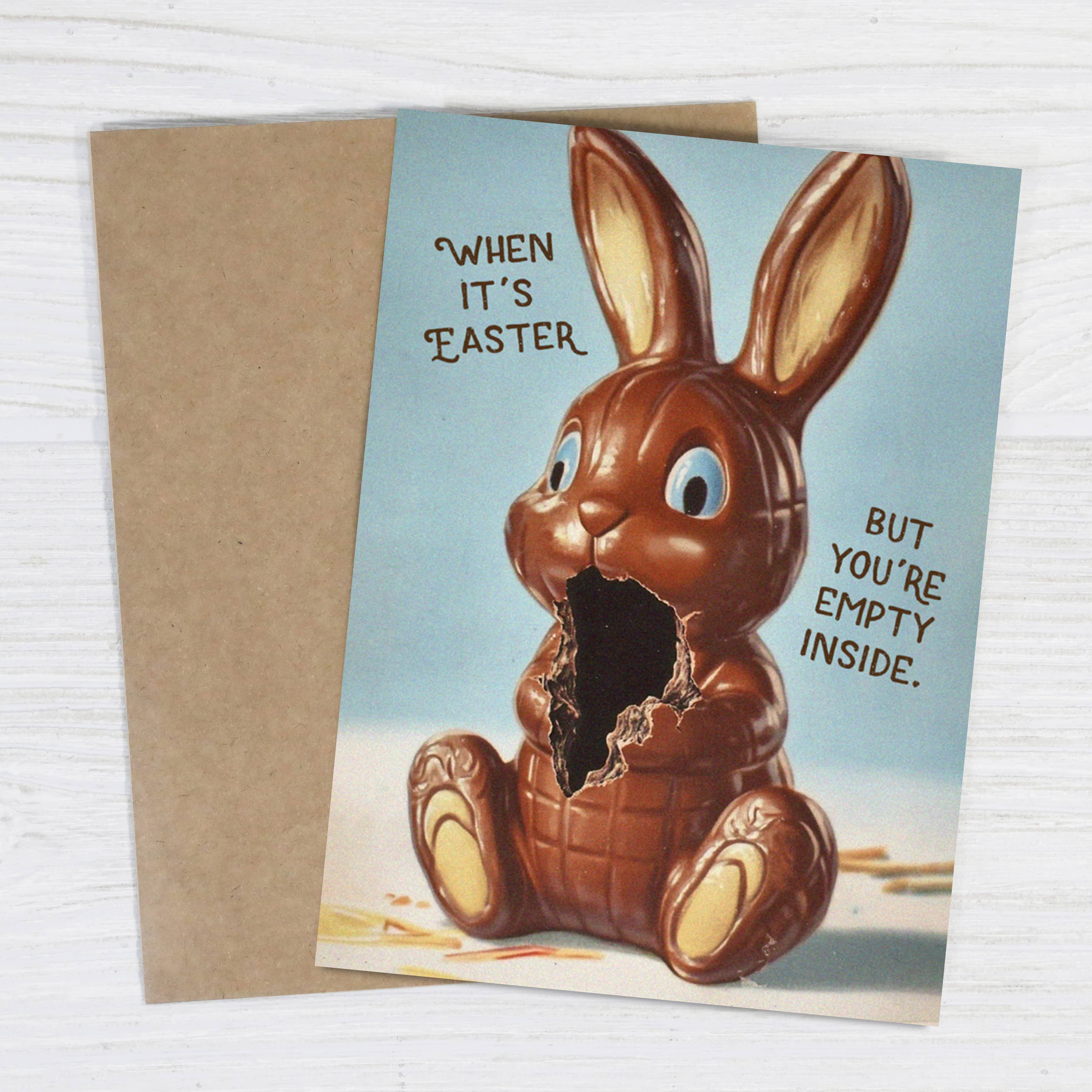 Empty Inside | Funny Easter Card
