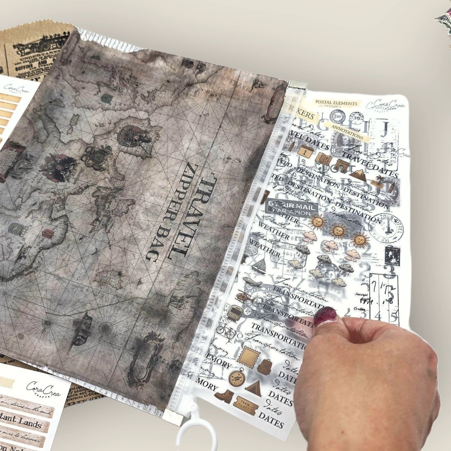 Travel Zipper Envelope