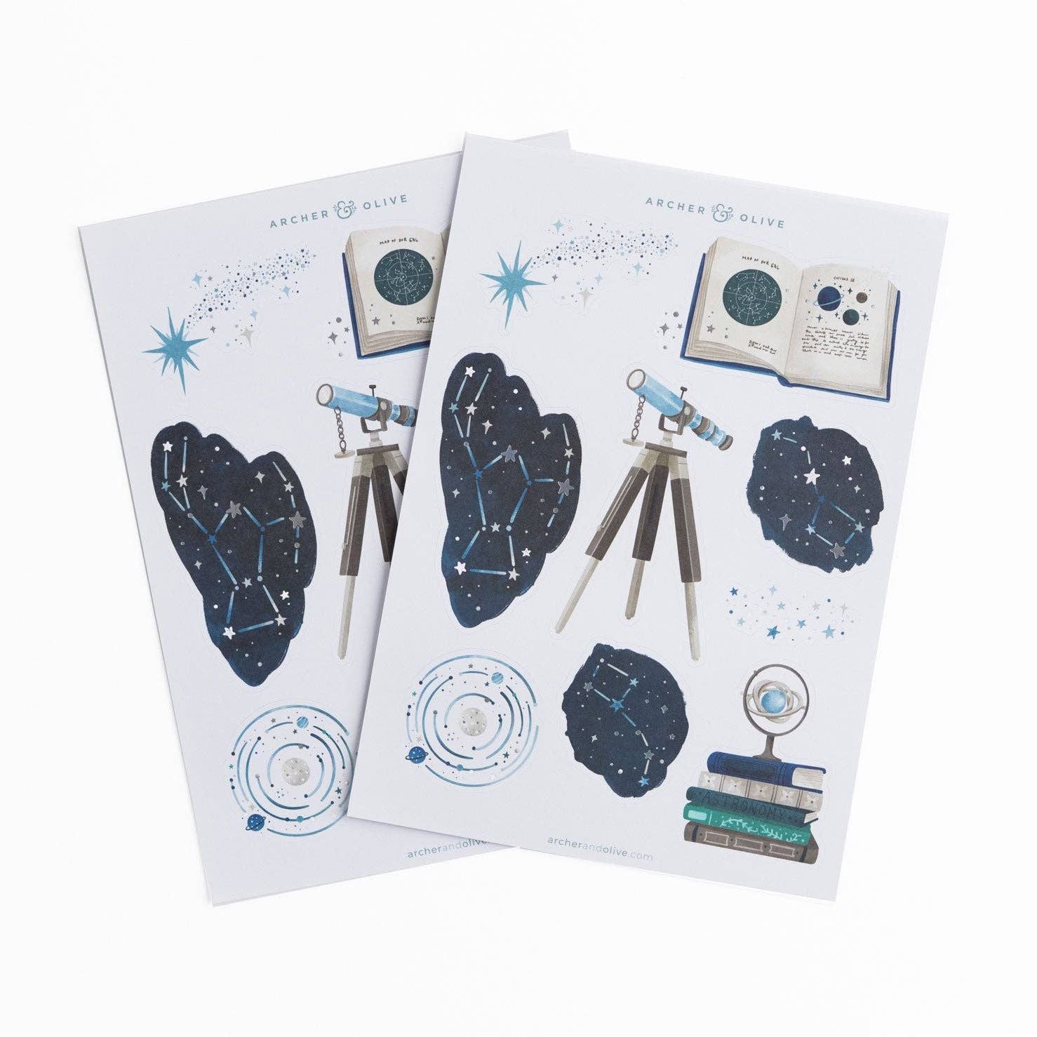 Meteor Shower Stickers