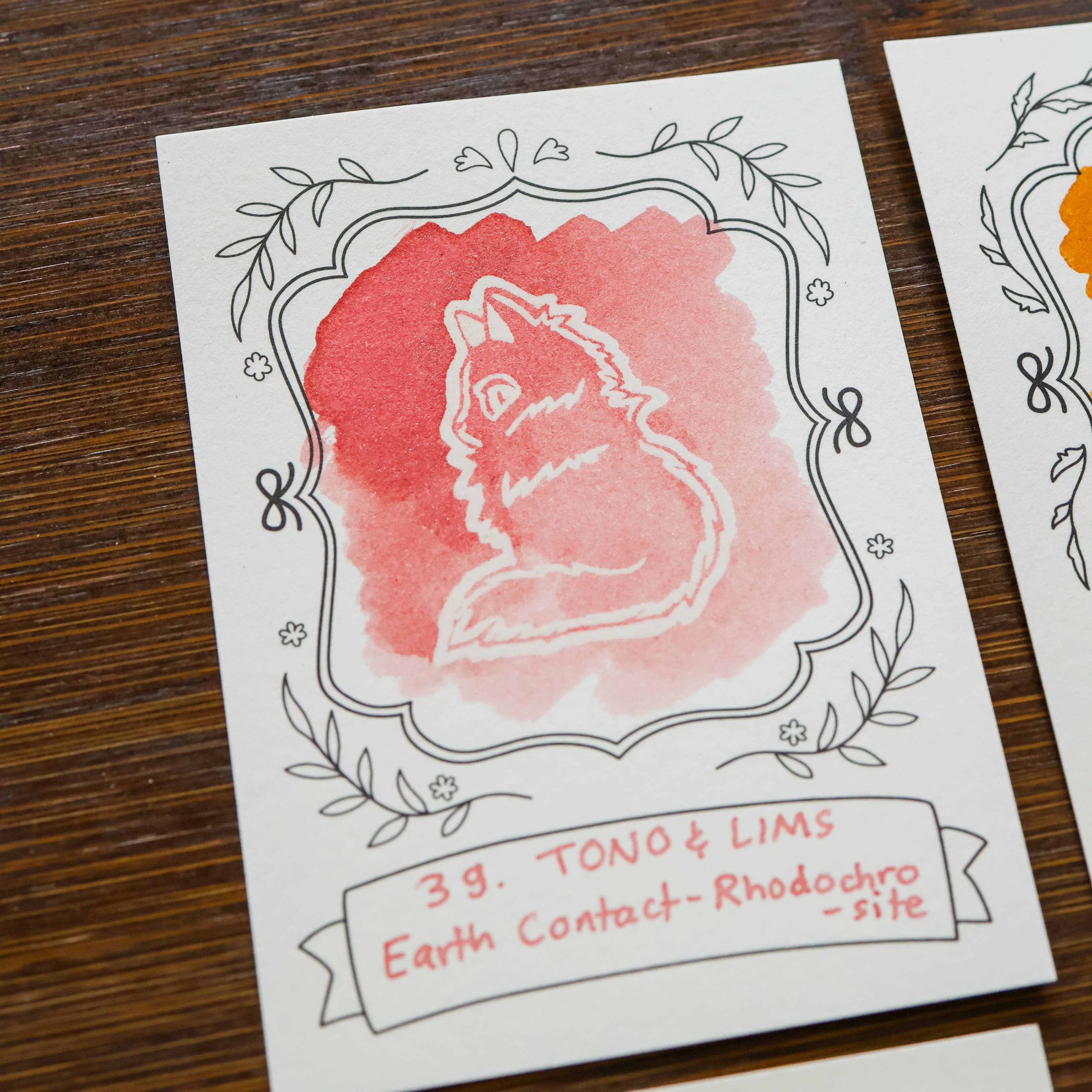 Neighborhood Cats Ink Swatching Cards