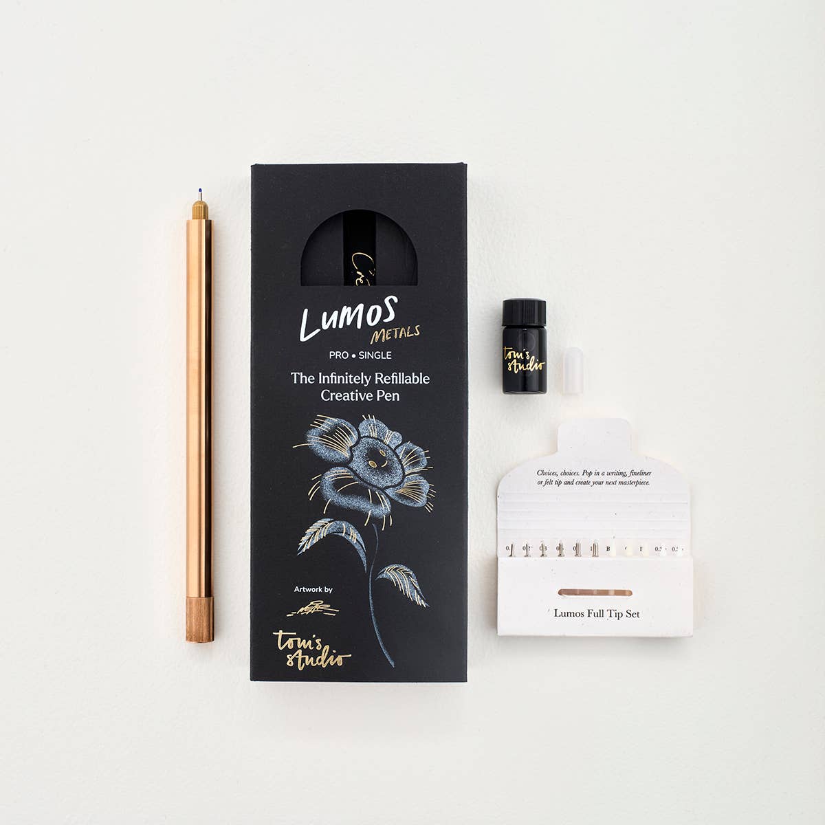 Lumos Bronze Refillable Multifunctional Artist/Writing Pen