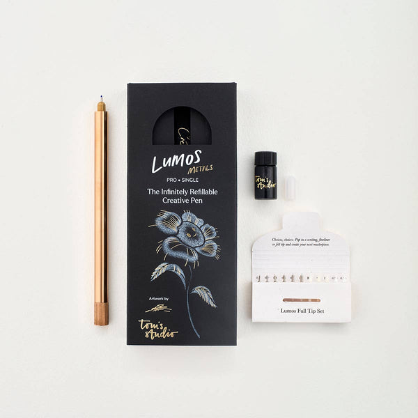 Lumos Bronze Refillable Multifunctional Artist/Writing Pen