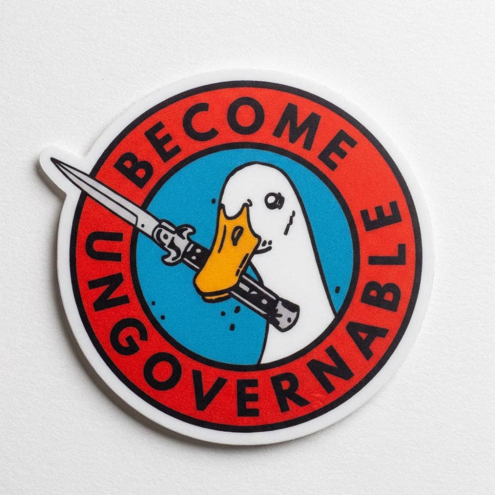 Ungovernable Vinyl Sticker