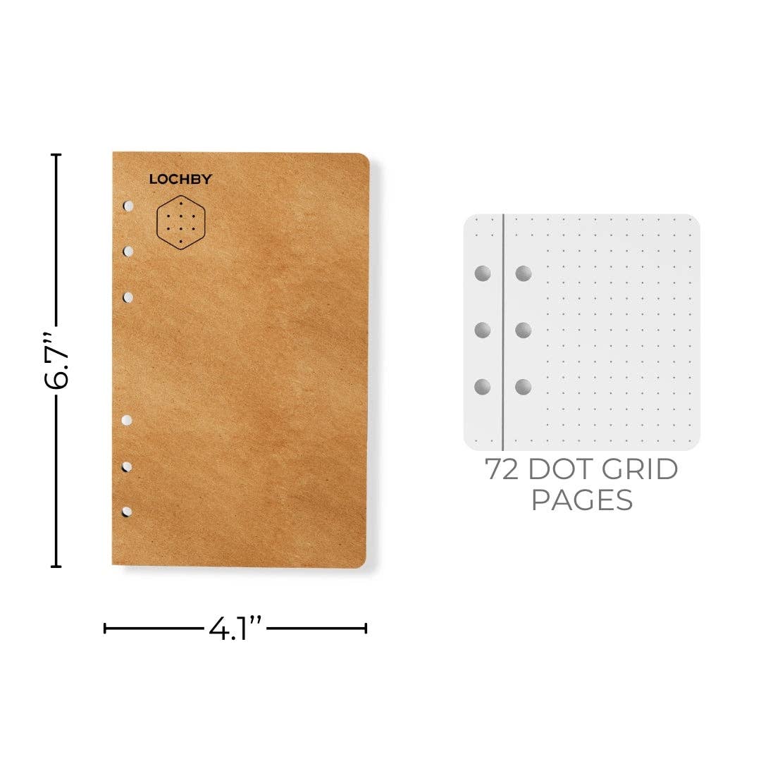 Dot Grid A6 Tomoe River Field Binder Refill