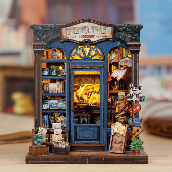 Journey Trace Bookshop Diorama Book Nook Kit