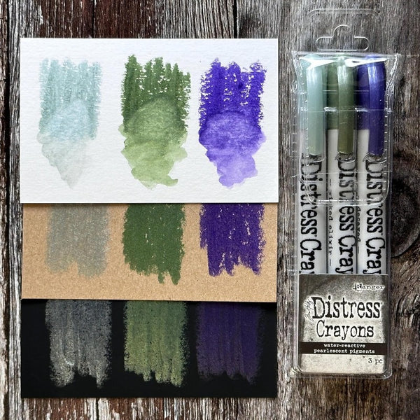 Tim Holtz Distress Crayons old color water-soluble crayons set