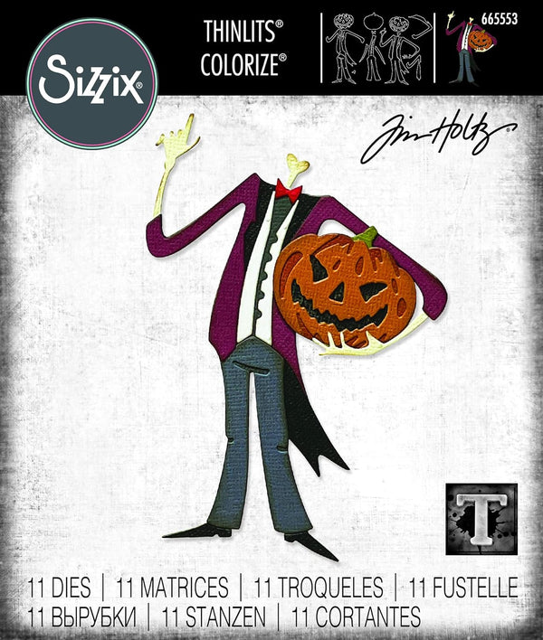 Pumpkinhead Colorize Die Set {Halloween} | Tim Holtz