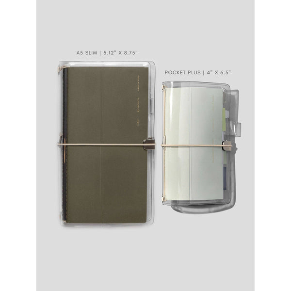 {coming soon!} Act of Keeping Clear Vinyl Travel Notebook Cover