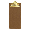 Check Size Old School Clipboard with Gold Clip