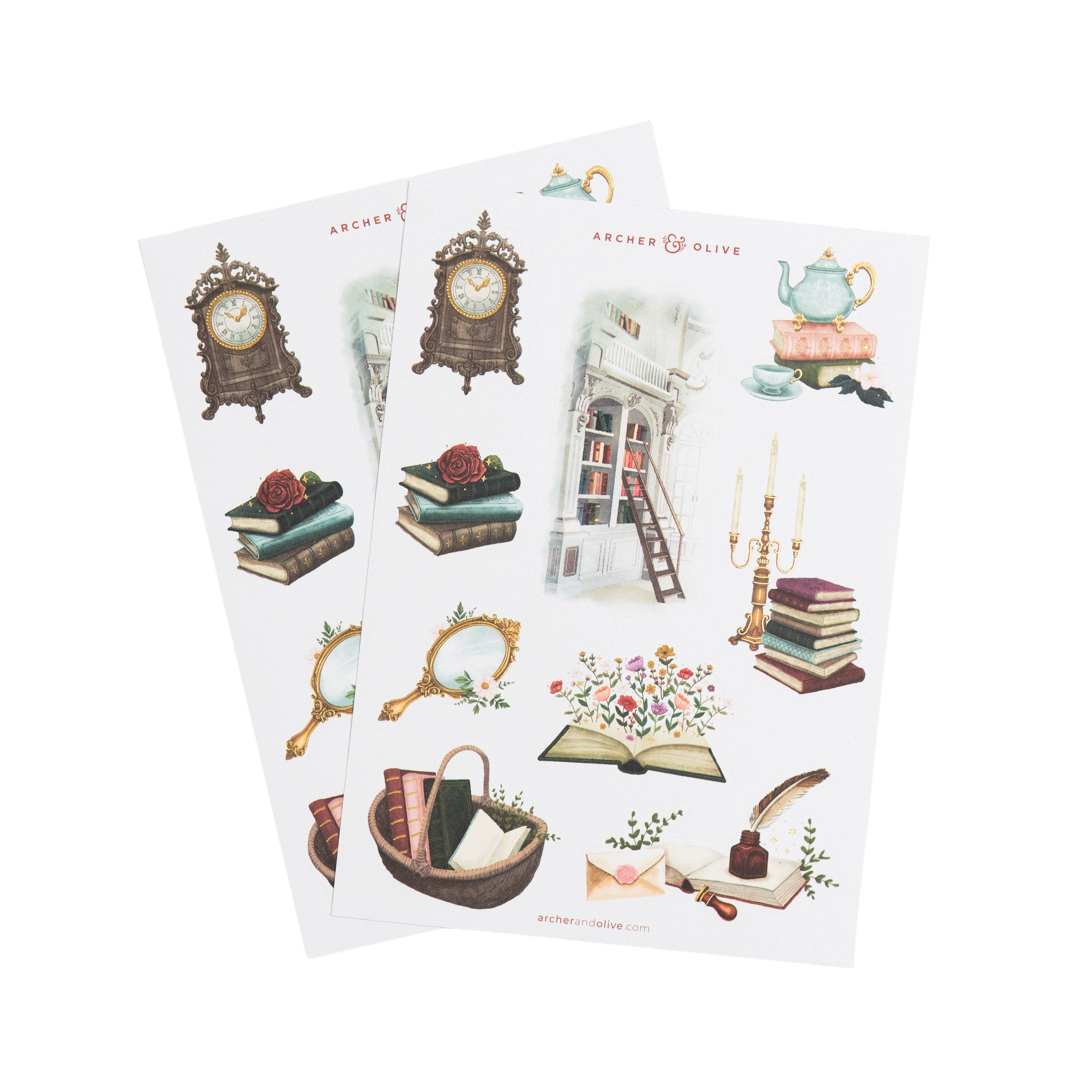Books of Beauty Sticker Set