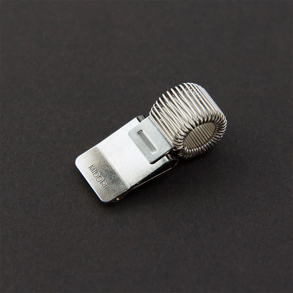Mini Clip Silver Pen Holder