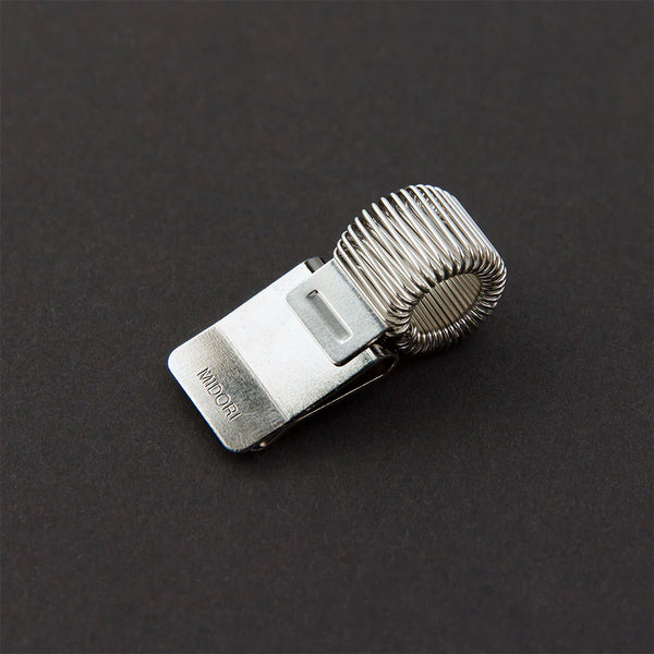 Mini Clip Silver Pen Holder