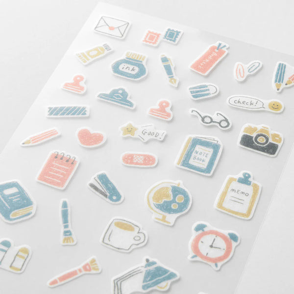 Stationery Washi Sticker Sheet 2pk