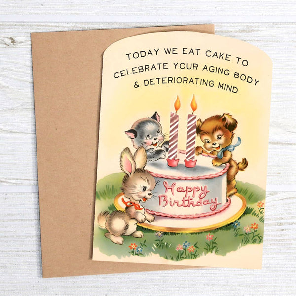 Aging Body & Deteriorating Mind | Birthday Card