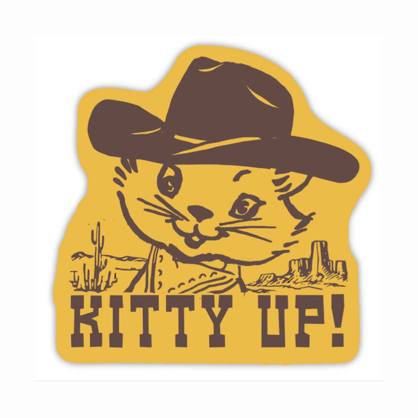 Kitty Up 3" Vinyl Sticker