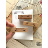 Scroll Banner Rubber Stamp