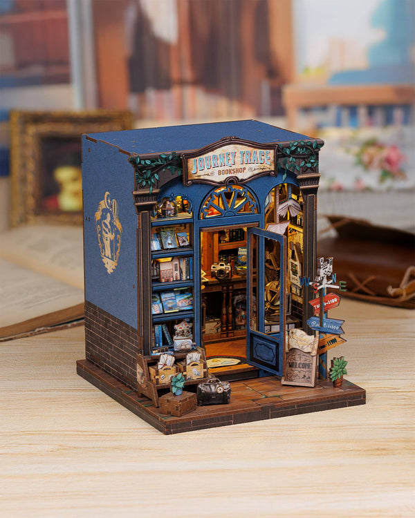 Journey Trace Bookshop Diorama Book Nook Kit