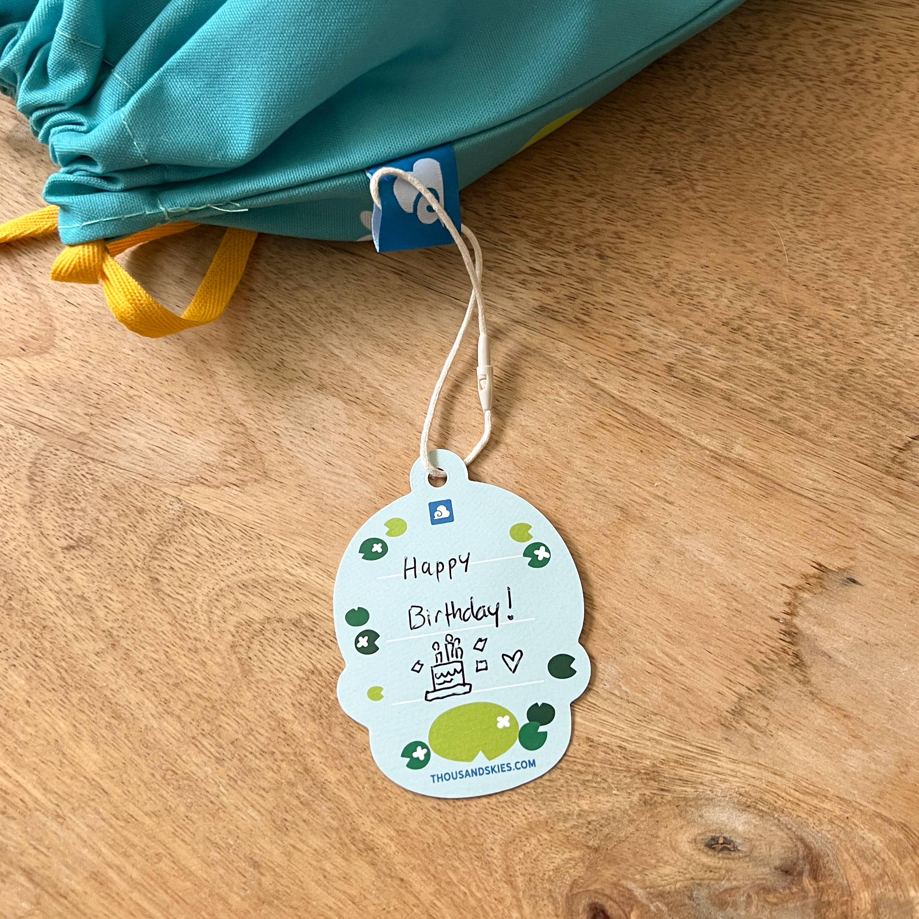 A Lost Duckling Drawstring Pouch Bag