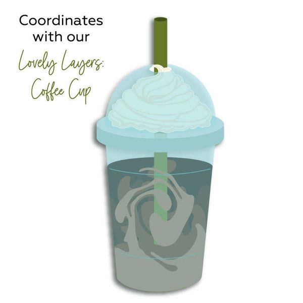 Coffee Cups w/ Swirls Die Bundle