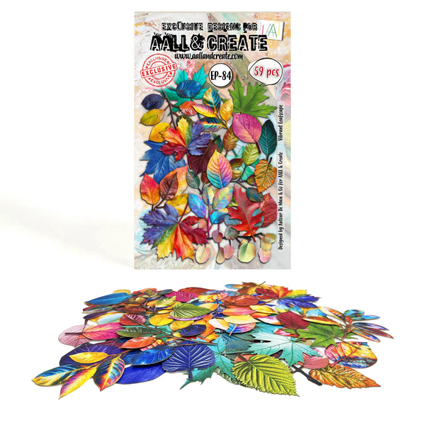 Vibrant Leafscape Ephemera Die Cuts No. 84