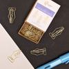 Gold Pen Nibs Paper Clips
