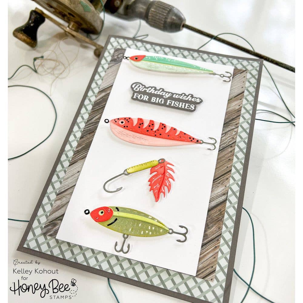 Hooked on You Sentiments Stamp/Die Set