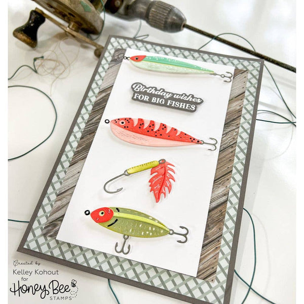 Hooked on You Sentiments Stamp/Die Set