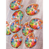 Painter's Palette Glitter Sticker