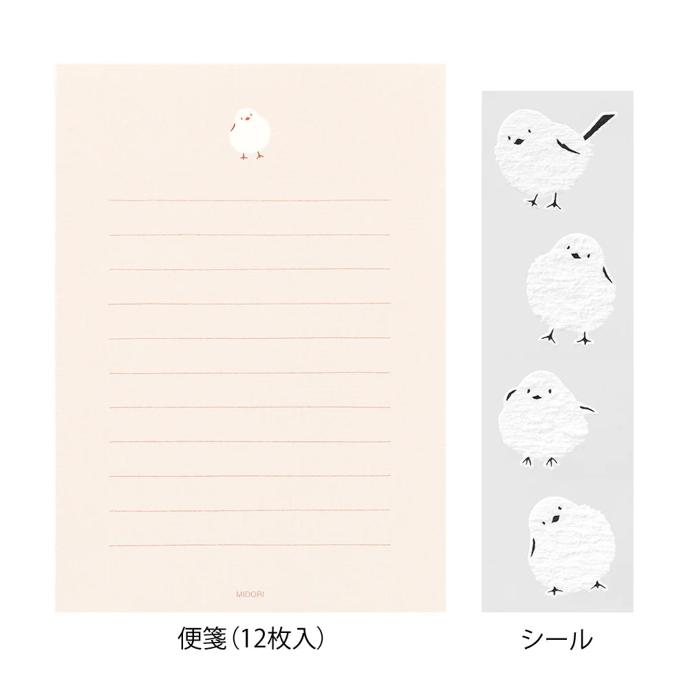 Long-tailed Titmouse Letter Set