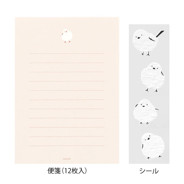 Long-tailed Titmouse Letter Set