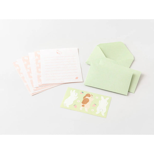 Hungry Rabbit Mini Letter Set w/ Stickers