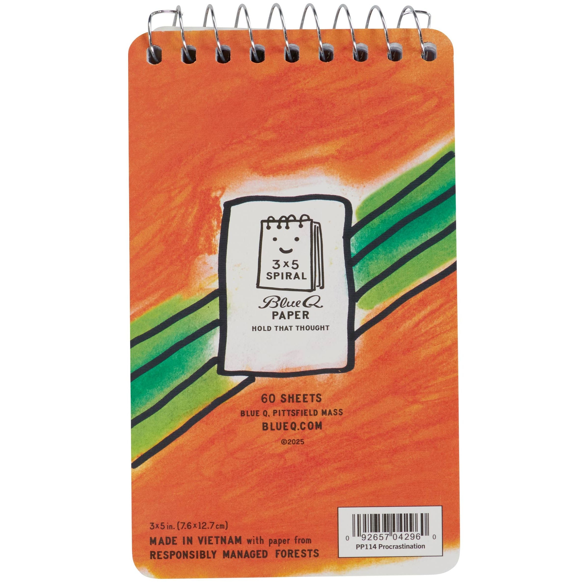 Procrastination Spiral Pocket Notepad