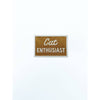 Cat Enthusiast Embroidered Iron On Patch